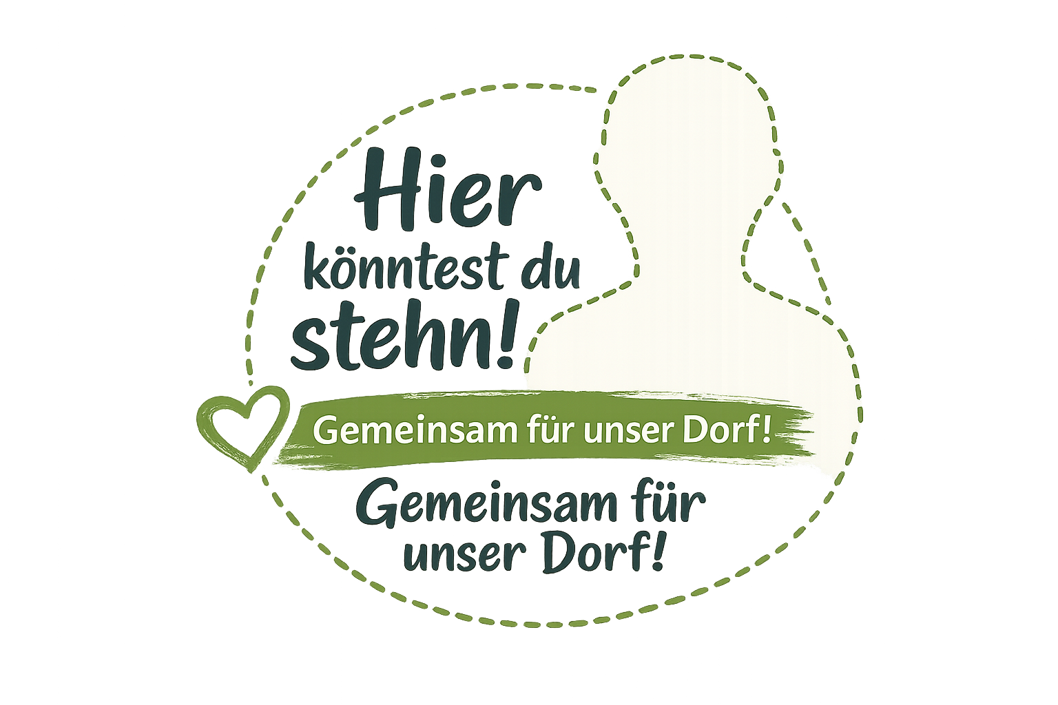 Hier könntest du stehen